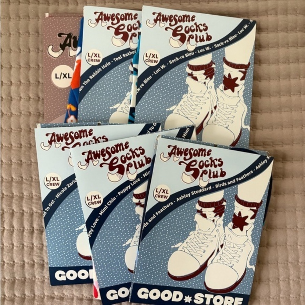 Awesome Socks Club Crew Socks Set